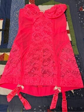 Victoria Secret Bustier Lingerie with Garter Straps